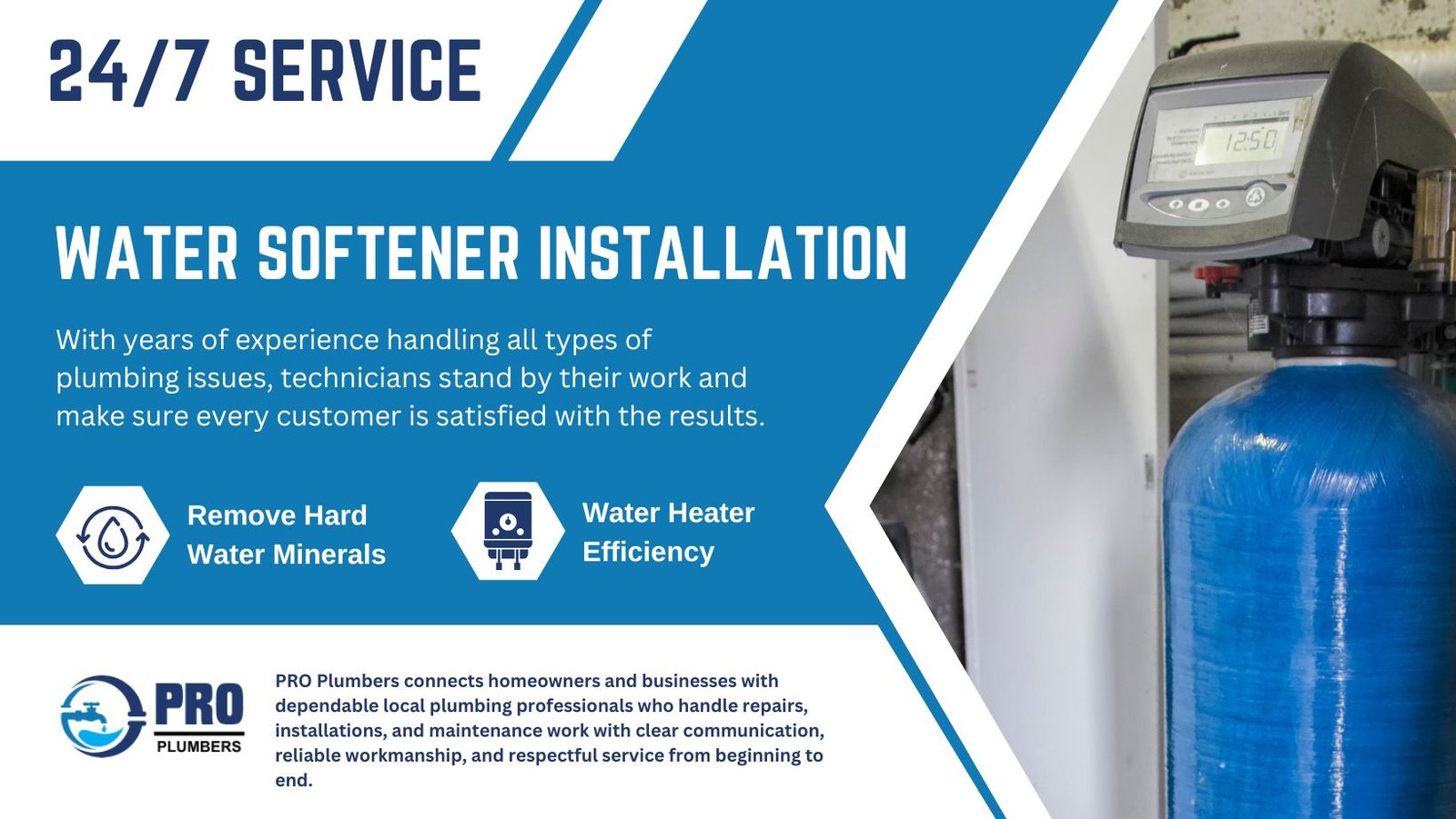 Water softener installation in Largo, FL
